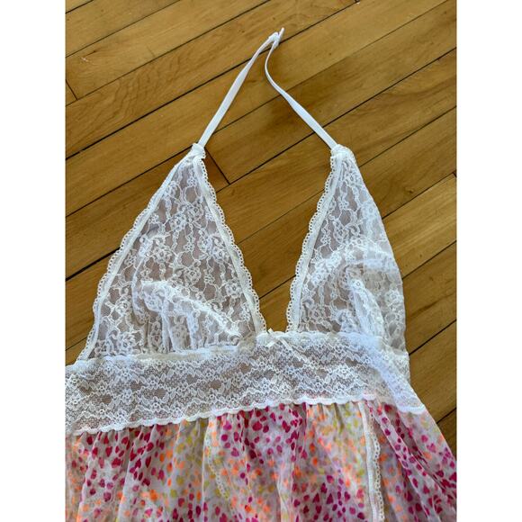 Victoria’s Secret y2k babydoll lingerie cami tank top dress cheetah print - Picture 6 of 7